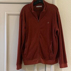 Outerknown Terracotta Fleece Jacket,Size M
